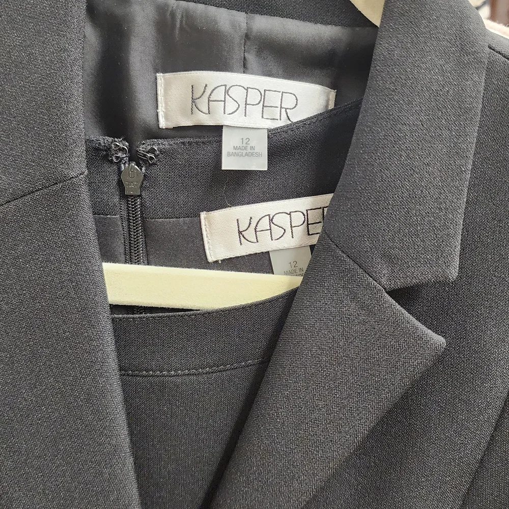 Kasper Black Blazer And Dress - Picture 2 of 6